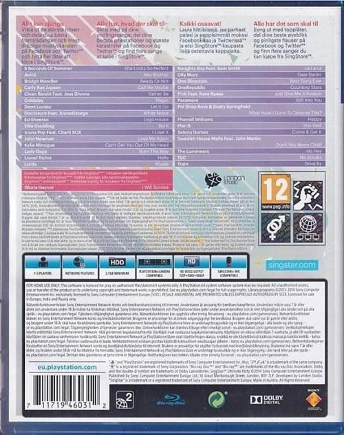 Singstar - Ultimate Party - PS4 (B Grade) (Genbrug)